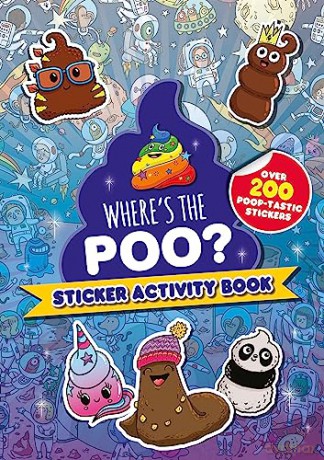 Wheres The Poo Sticker Activity Book - Hachette Children's [KSIĄŻKA]