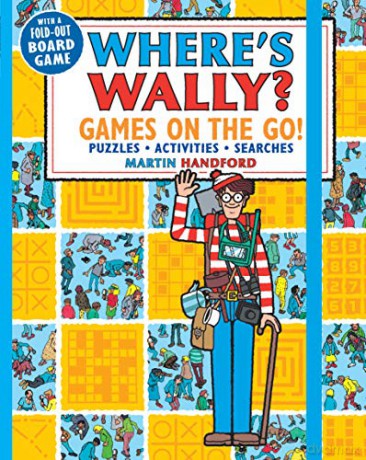 Wheres Wally Games On The Go Activity - Martin Handford [KSIĄŻKA]
