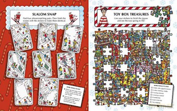 Wheres Wally Santa Spectacular Sticker - Martin Handford [KSIĄŻKA]