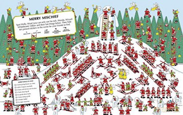 Wheres Wally Santa Spectacular Sticker - Martin Handford [KSIĄŻKA]