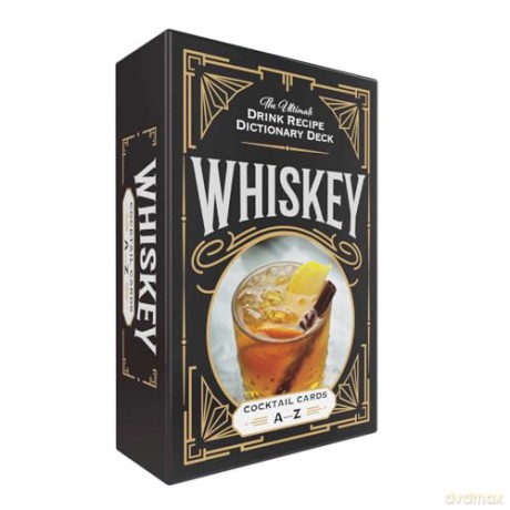 Whiskey Cocktail Cards A-Z - Adams Media [KSIĄŻKA]