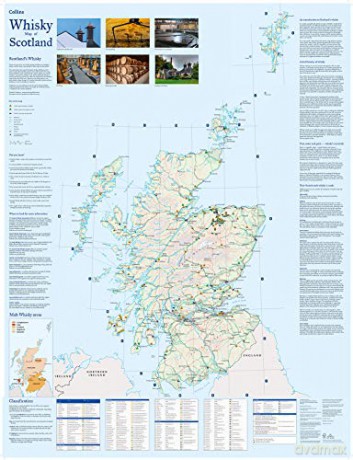 Whisky Map Of Scotland - Collins Maps [KSIĄŻKA]
