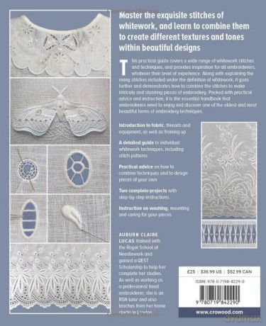 Whitework Embroidery - Auburn Claire Lucas [KSIĄŻKA]