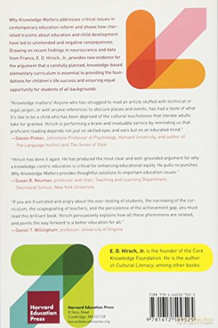 Why Knowledge Matters - E.D. Hirsch [KSIĄŻKA]