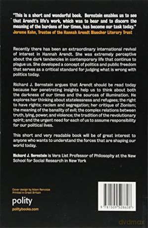 Why Read Hannah Arendt Now - Richard J Bernstein [KSIĄŻKA]