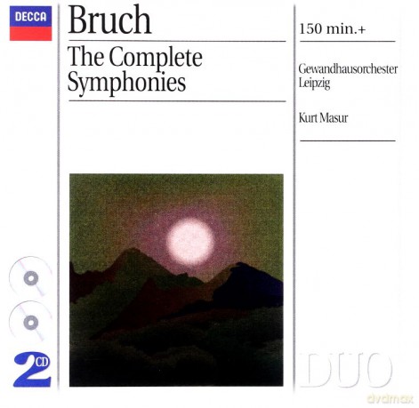 Masur/Gewandhausorchester Leipzig: Bruch Cpl.Symphonies [2CD]