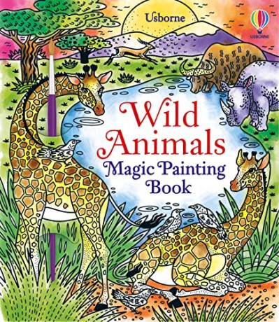 Wild Animals Magic Painting Book - Abigail Wheatley [KSIĄŻKA]