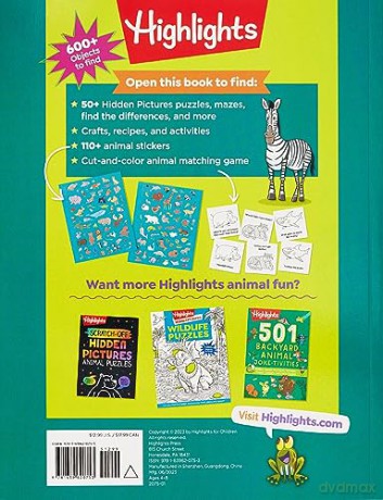 Wild Animals Puzzles Deluxe - Highlights [KSIĄŻKA]