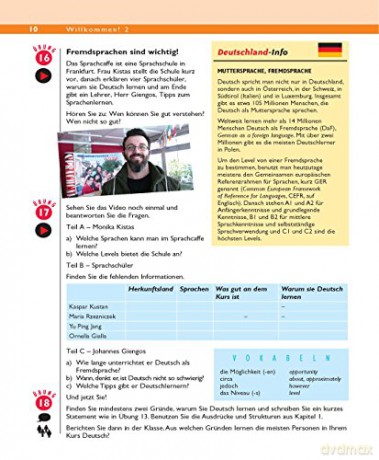 Willkommen 2 German Intermediate Course - Heiner Schenke [KSIĄŻKA]