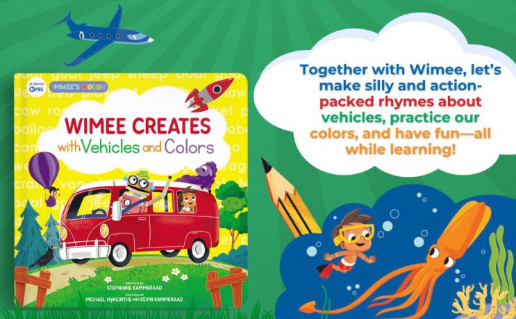 Wimee Creates With Vehicles And Colors - Kammeraad Stephanie [KSIĄŻKA]