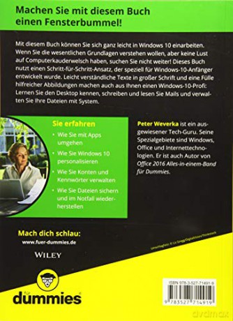 Windows 10 Fur Senioren Fur Dummies [KSIĄŻKA]