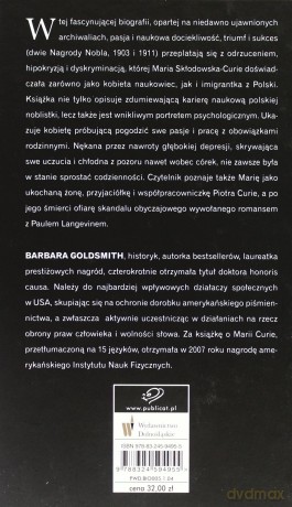 Wewnętrzny Świat Marii Curie. Geniusz i Obsesja - Goldsmith [KSIĄŻKA]