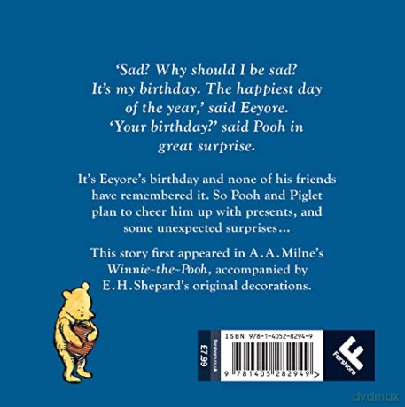 Winnie The Pooh Eeyore Has A Birthday - A A Milne [KSIĄŻKA]
