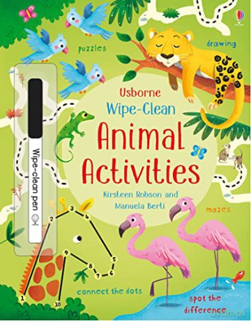 Wipe Clean Animal Activities - Kirsteen Robson [KSIĄŻKA]
