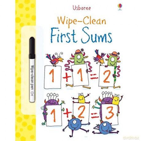 Wipe Clean First Sums - Jessica Greenwell [KSIĄŻKA]