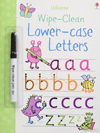 Wipe Clean Lower Case Letters - Jessica Greenwell [KSIĄŻKA]