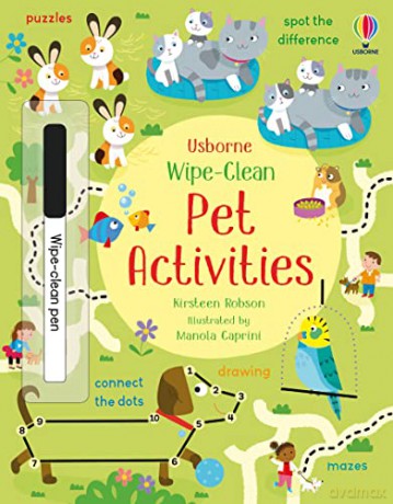 Wipe Clean Pet Activities - Kirsteen Robson [KSIĄŻKA]