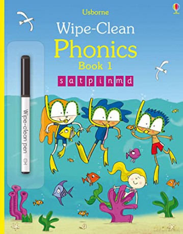 Wipe Clean Phonics Book 1 - Mairi Mackinnon [KSIĄŻKA]