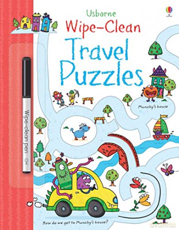 Wipe Clean Travel Puzzels - Jane Bingham [KSIĄŻKA]