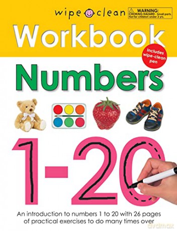 Wipe Clean Workbook Numbers 120 - Roger Priddy [KSIĄŻKA]