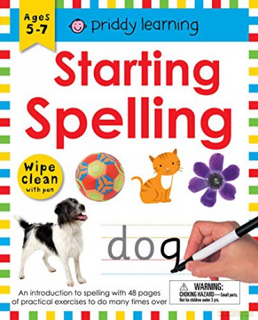 Wipe Clean Workbook Starting Spelling - Roger Priddy [KSIĄŻKA]