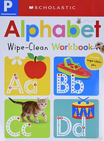 Wipeclean Workbook Prek Alphabetscholast - Scholastic [KSIĄŻKA]