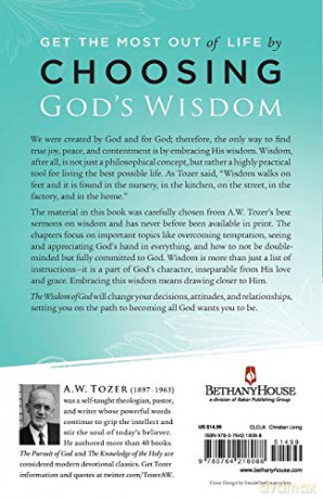 Wisdom Of God The - Tozer A W James L Sn [KSIĄŻKA]