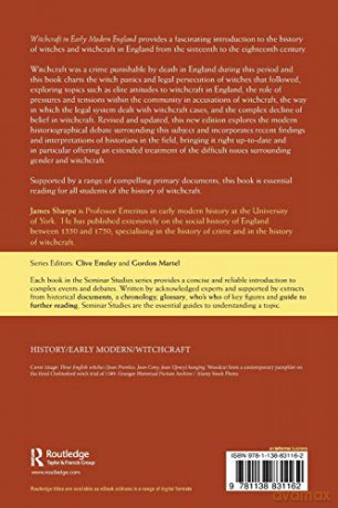 Witchcraft In Early Modern England - James Sharpe [KSIĄŻKA]