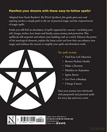 Witchs Spellbook For Beginners - Sarah Bartlett [KSIĄŻKA]
