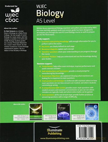 Wjec Biology For As Study Revision Guide - Neil Roberts [KSIĄŻKA]