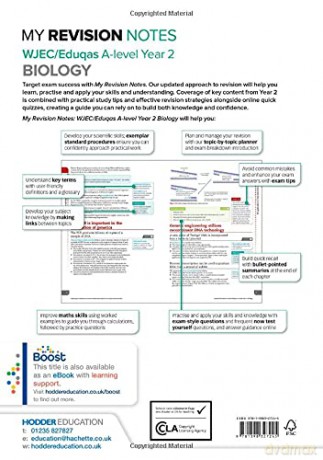 Wjec Eduqas A Level Year 2 Biology - Dan Foulder [KSIĄŻKA]