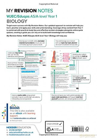 Wjec Eduqas As A Level Year 1 Biology - Dan Foulder [KSIĄŻKA]