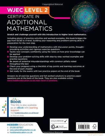 Wjec Level 2 Cert In Additional Maths - Andrew Ginty [KSIĄŻKA]