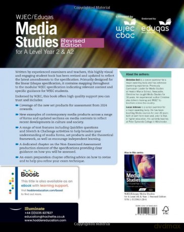 Wjeceduqas Media Studies For A Level Yea - Christine Bell [KSIĄŻKA]