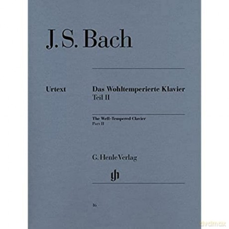 Wohltemp Klavier Ii - Bach Js [KSIĄŻKA]