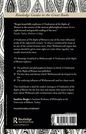 Wollstonecrafts/Vindication Of The Right - Sandrine Berges [KSIĄŻKA]