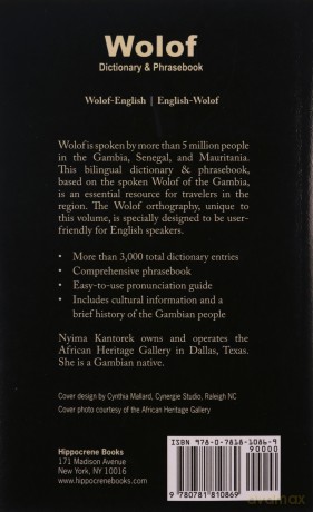 Wolof-English-English-Wolof Dictionary - Nyima Kantorek [KSIĄŻKA]