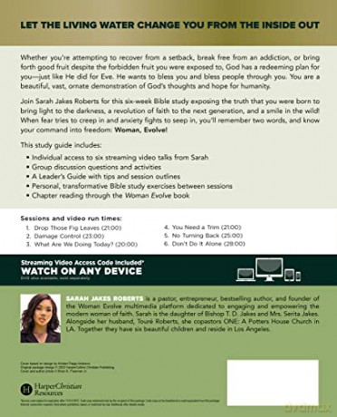 Woman Evolve Study Guide Plus Streaming - Roberts Sarah Jakes [KSIĄŻKA]