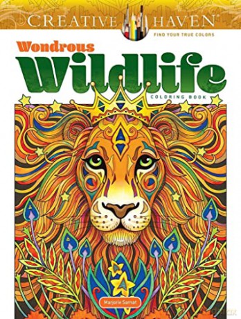 Wondrous Wildlife Colouring Book - Marjorie Sarnat [KSIĄŻKA]