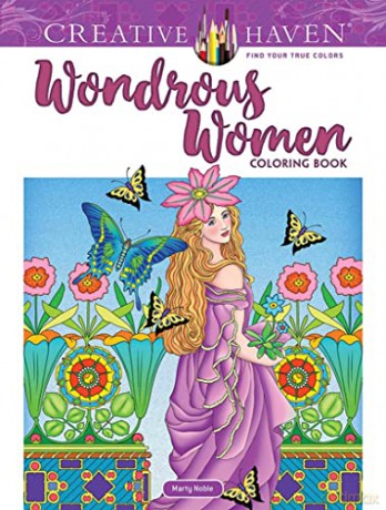 Wondrous Women Coloring Book - Marty Noble [KSIĄŻKA]