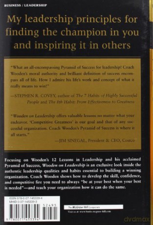 Wooden On Leadership. - John Wooden [KSIĄŻKA]