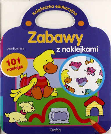 Zabawy Z Naklejkami. 101 Naklejek Wielokrotnego Użytku - Boumans L. [KSIĄŻKA]