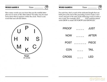 Word Games For Adults - Dr Gareth Moore [KSIĄŻKA]