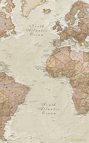 World Antique Laminated Map [KSIĄŻKA]