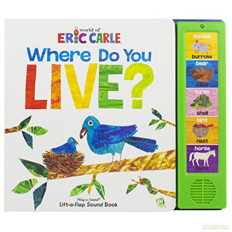 World Of Eric Carle Home 5 Button Bd Bk - Eric Carle [KSIĄŻKA]