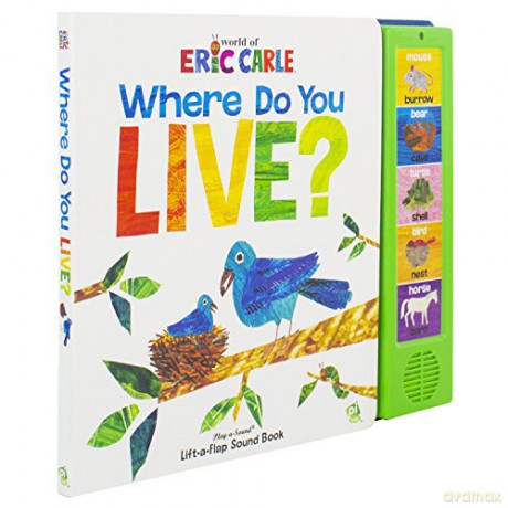 World Of Eric Carle Home 5 Button Bd Bk - Eric Carle [KSIĄŻKA]
