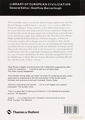 World Of Late Antiquity - Peter Brown [KSIĄŻKA]
