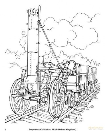 World Of Trains Coloring Book - Arkady Roytman [KSIĄŻKA]