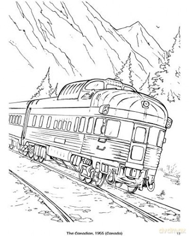 World Of Trains Coloring Book - Arkady Roytman [KSIĄŻKA]