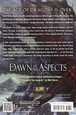 World Of Warcraft Dawn Of The Aspects - Richard A Knaak [KSIĄŻKA]